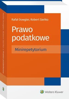 The cover of the book titled: Prawo podatkowe. Minirepetytorium