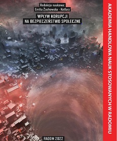 The cover of the book titled: Wpływ korupcji na bezpieczeństwo społeczne.