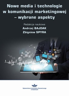The cover of the book titled: Nowe media i technologie w komunikacji marketingowej – wybrane aspekty