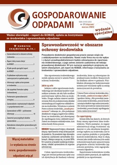 The cover of the book titled: GOSPODAROWANIE ODPADAMI nr 31 (numer specjalny)