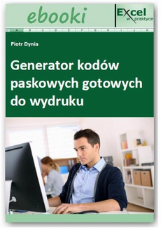 The cover of the book titled: Generator kodów paskowych gotowych do wydruku