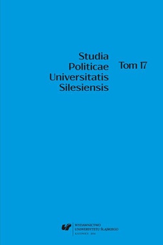 Обложка книги под заглавием:„Studia Politicae Universitatis Silesiensis”. T. 17