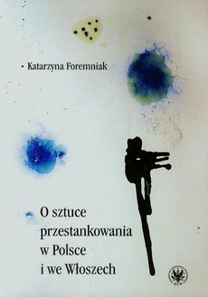 Обложка книги под заглавием:O sztuce przestankowania w Polsce i we Włoszech