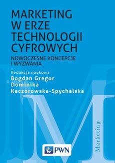 The cover of the book titled: Marketing w erze technologii cyfrowych