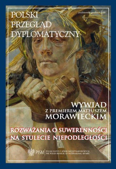 The cover of the book titled: Polski Przegląd Dyplomatyczny 4/2018
