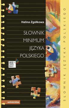 The cover of the book titled: Słownik minimum języka polskiego