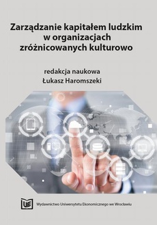 The cover of the book titled: Zarządzanie kapitałem ludzkim w organizacjach zróżnicowanych kulturowo