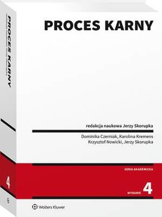 The cover of the book titled: Proces karny