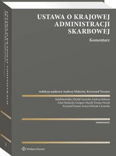 The cover of the book titled: Ustawa o Krajowej Administracji Skarbowej. Komentarz
