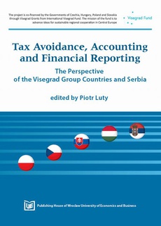 Okładka książki o tytule: Tax Avoidance, Accounting and Financial Reporting. The Perspective of the Visegrad Group Countries and Serbia
