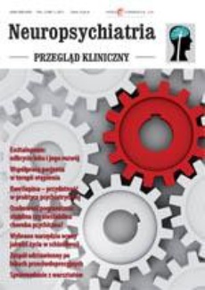 The cover of the book titled: Neuropsychiatria. Przegląd Kliniczny NR 1(8)/2011