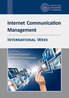 The cover of the book titled: Internet Communication Management. International Week