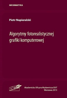 The cover of the book titled: Algorytmy fotorealistyczne grafiki komputerowej