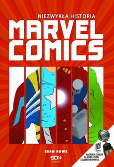 The cover of the book titled: Niezwykła historia Marvel Comics