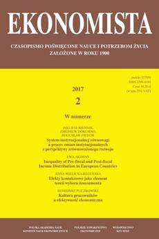 The cover of the book titled: Ekonomista 2017 nr 2