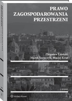 The cover of the book titled: Prawo zagospodarowania przestrzeni