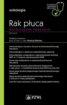 The cover of the book titled: W gabinecie lekarza specjalisty. Onkologia. Rak płuca