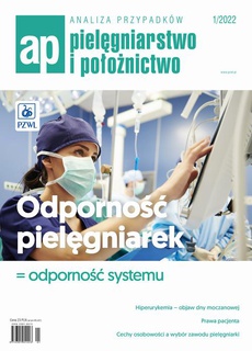 The cover of the book titled: Analiza Przypadków. Pielęgniarstwo i Położnictwo 1/2022