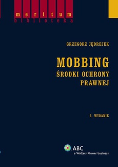 Okładka książki o tytule: Mobbing. Środki ochrony prawnej