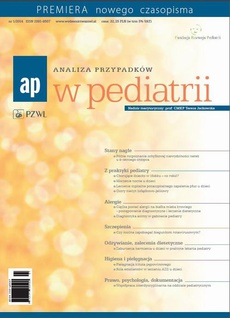 Okładka książki o tytule: Analiza przypadków w pediatrii 1/2014