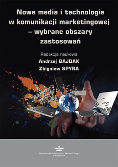 The cover of the book titled: Nowe media i technologie w komunikacji marketingowej – wybrane obszary zastosowań