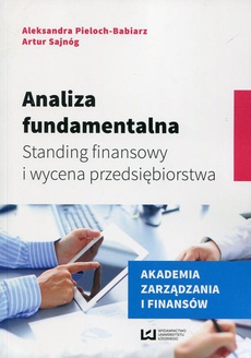 The cover of the book titled: Analiza fundamentalna