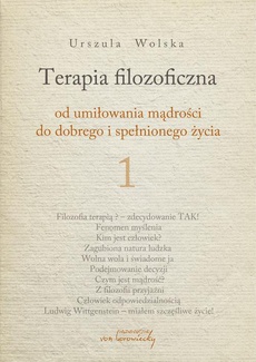 Обложка книги под заглавием:Terapia filozoficzna 1