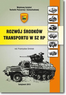 The cover of the book titled: Rozwój środków transportu w SZ RP