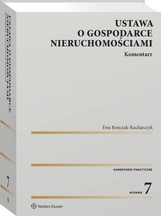 The cover of the book titled: Ustawa o gospodarce nieruchomościami. Komentarz