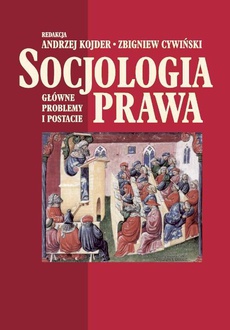 The cover of the book titled: Socjologia prawa