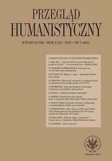 The cover of the book titled: Przegląd Humanistyczny 2018/3 (462)