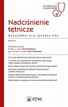 The cover of the book titled: W gabinecie lekarza POZ. Nadciśnienie tętnicze