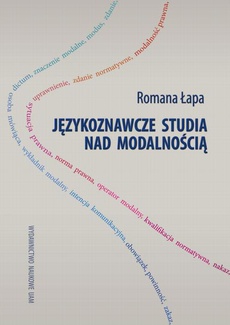 The cover of the book titled: Językoznawcze studia nad modalnością