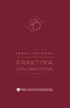 Обложка книги под заглавием:Praktyka dyplomatyczna