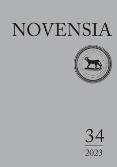 Okładka książki o tytule: Novensia 34