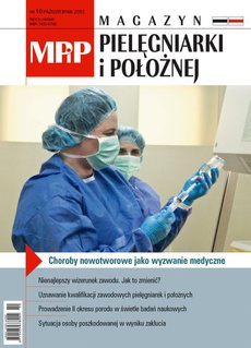 Обложка книги под заглавием:Magazyn Pielęgniarki i Położnej nr 10(2012)
