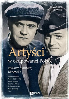 Обложка книги под заглавием:Artyści w okupowanej Polsce