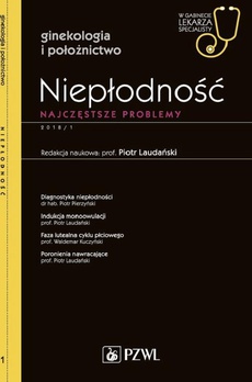 The cover of the book titled: W gabinecie lekarza specjalisty. Ginekologia i położnictwo. Niepłodność