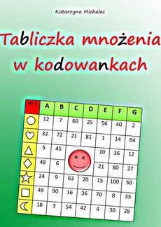 The cover of the book titled: Tabliczka mnożenia w kodowankach