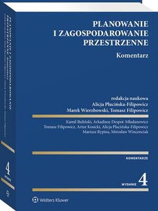 The cover of the book titled: Planowanie i zagospodarowanie przestrzenne. Komentarz