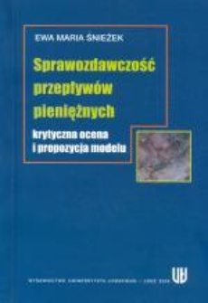The cover of the book titled: Sprawozdawczość przepływów pieniężnych