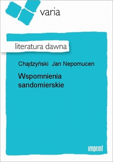 Okładka książki o tytule: Wspomnienia sandomierskie