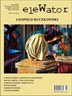 Okładka książki o tytule: eleWator 38 (3-4/2023) – Leopold Buczkowski