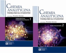 The cover of the book titled: Chemia analityczna. Podręcznik dla studentów. TOM 1 i 2