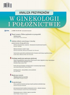 Okładka książki o tytule: Analiza przypadków w ginekologii i położnictwie 1/2015