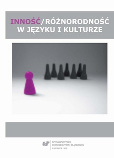 The cover of the book titled: Inność/różnorodność w języku i kulturze