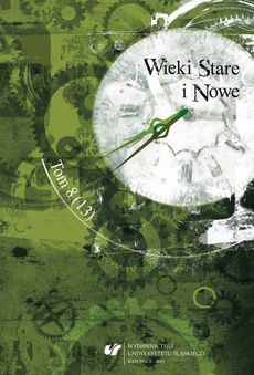 The cover of the book titled: Wieki Stare i Nowe. T. 8 (13)