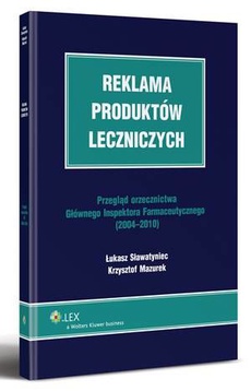 The cover of the book titled: Reklama produktów leczniczych