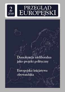 Обкладинка книги з назвою:Przegląd Europejski 2018/2