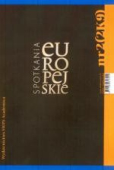 The cover of the book titled: Spotkania Europejskie nr 2 (2009)